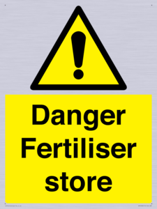Danger Fertiliser store